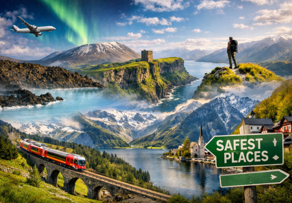 Scenic landscape representing the safest places to visit in the world in 2026
