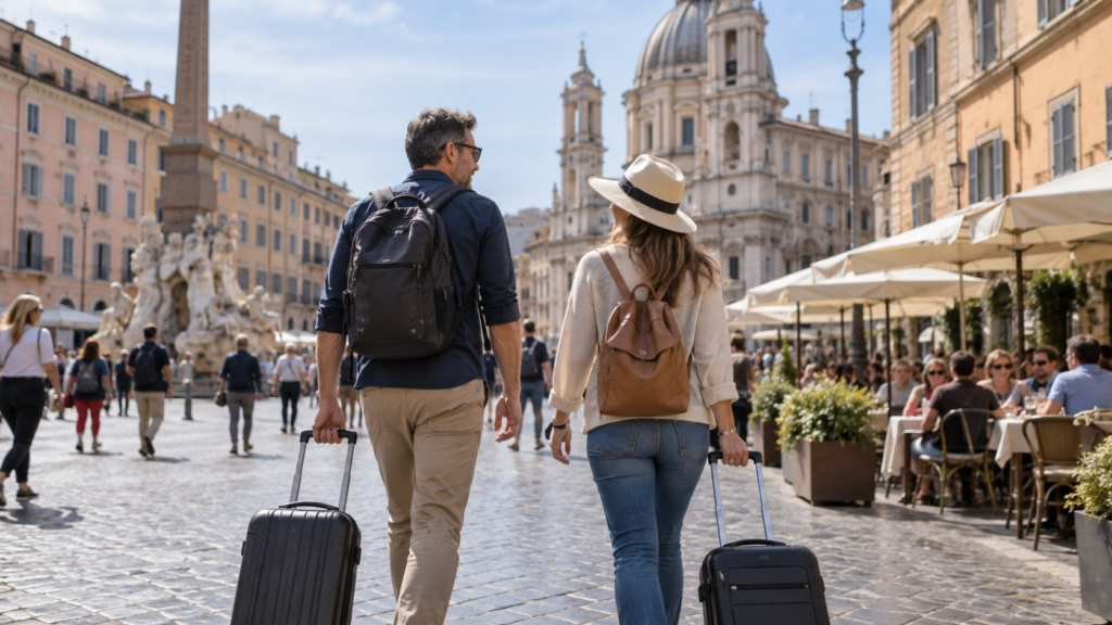 American travelers visiting Europe amid changing economic and political conditions